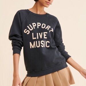Original Retro Brand Black Crew Neck Sweater